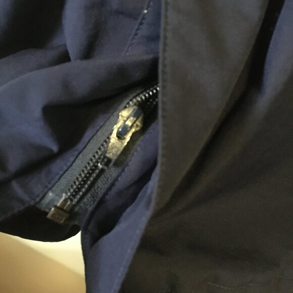 Vintage Canadian Banff Designs Gore-Tex Navy Classic Windbreaker Hooded Coat - Picture 5 of 16